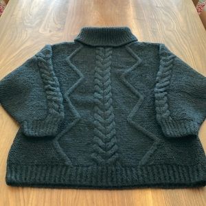 Hand-Knit Mohair Sweater